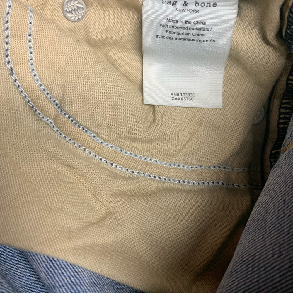 Rag & Bone Cate Ankle Skinny Frayed Jeans Size 26 - Picture 5 of 8